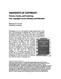 thumnail for ALA_Book_essay_of_photographs__Kenneth_D_Crews_082813_.pdf