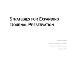 thumnail for S_Regan_eJournalPreservation_NASIG2015.pdf