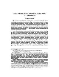 thumnail for The_President_and_Choices_Not_to_Enforce.pdf