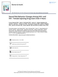 thumnail for Dolezal et al. - 1998 - Sexual Risk Behavior Changes Among HIV+ and HIV – .pdf