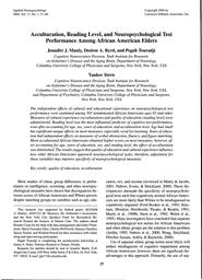 thumnail for Manly et al. - Acculturation, Reading Level, and Neuropsychologic.pdf