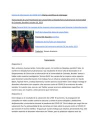 thumnail for Spanish - Leysia Palen and Deepika Rama Subramanian, University of Colorado, Boulder.pdf