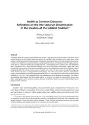 thumnail for Klasova_2020_Hadīth as Common Discourse.pdf