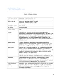 thumnail for GRID3 COD - Settlement Extents v3.0 - Data Release Notes .pdf