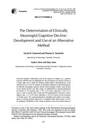 thumnail for Desmond et al. - The Determination of Clinically Meaningful Cogniti.pdf