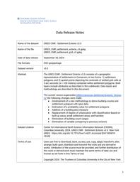 thumnail for GRID3 CMR - Settlement Extents v3.0 - Data Release Notes .pdf