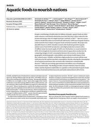 thumnail for Golden et al. - 2021 - Aquatic foods to nourish nations.pdf