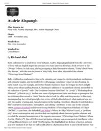 thumnail for Audrie Alspaugh – Women Film Pioneers Project.pdf