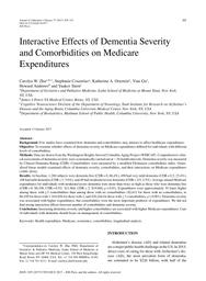 thumnail for Zhu et al. - Interactive Effects of Dementia Severity and Comor.pdf