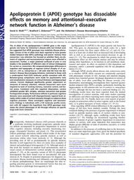 thumnail for Wolk et al. - 2010 - Apolipoprotein E (APOE) genotype has dissociable e.pdf