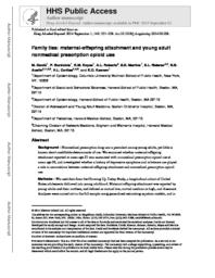 thumnail for Cerdá_Family ties maternal-offspring attachment and young adult nonmedical prescription opioid use.pdf