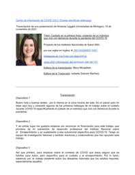 thumnail for Transcripción de una presentación de Amanda Leggett de la Universidad de Michigan.pdf
