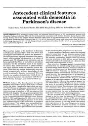 thumnail for Stern et al. - 1993 - Antecedent clinical features associated with demen.pdf