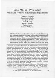 thumnail for Dooneief et al. - 1997 - Serial MRI in HIV Infection With and Without Neuro.pdf