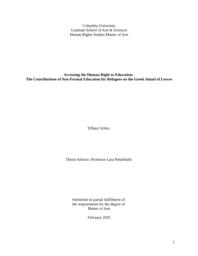 thumnail for Schiro, Tiffany - Final Thesis 3.9.20.docx