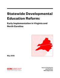 thumnail for statewide-developmental-education-reform-early-implementation.pdf