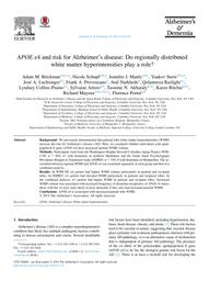 thumnail for Brickman et al. - 2014 - APOE ε4 and risk for Alzheimer's disease D.pdf