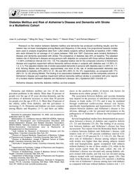 thumnail for Luchsinger - 2001 - Diabetes Mellitus and Risk of Alzheimer's Disease .pdf