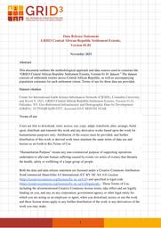 thumnail for Central African Republic GRID3 Settlement Extents Version 01.01.pdf