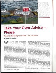 thumnail for R. Swidler, Take Your Own Advice - Please (2011).pdf