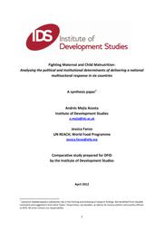 thumnail for Acosta and Fanzo - Analysing the political and institutional determin.pdf