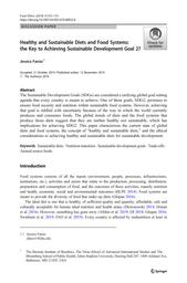 thumnail for Fanzo - 2019 - Healthy and Sustainable Diets and Food Systems th.pdf