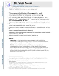 thumnail for Primary care visit utilization 2017.pdf