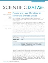 thumnail for Bronikowski et al 2016 Sci Data life tables.pdf