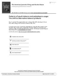 thumnail for Harrell_Patterns of youth tobacco and polytobacco usage The shift to alternative tobacco products.pdf
