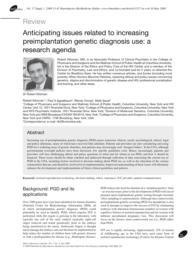 thumnail for Klitzman_Anticipating issues related to increasing preimplantation genetic diagnosis use.pdf