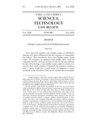 thumnail for Lior_2021_AI Strict Liability Vis-À-Vis AI Monopolization.pdf