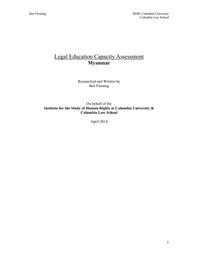 thumnail for 2014 Myanmar Legal Capacity Assesment.pdf