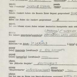 Western questionnaire, answ...