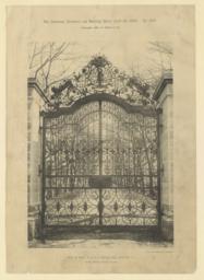 Gate to Place of H. A. C. Taylor, Esq., Newport, R. I. McKim, Mead & White, Architects