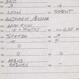 Eastern questionnaire, answ...