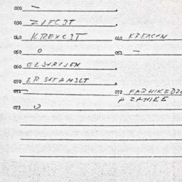 Eastern questionnaire, answ...