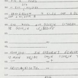 Eastern questionnaire, answ...