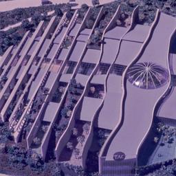 Model, aerial view.