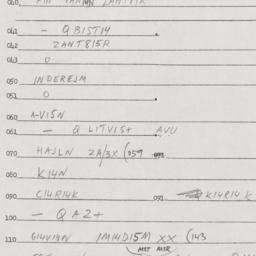 Eastern questionnaire, answ...