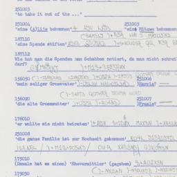 Western questionnaire, answ...