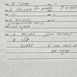 Eastern questionnaire, answ...