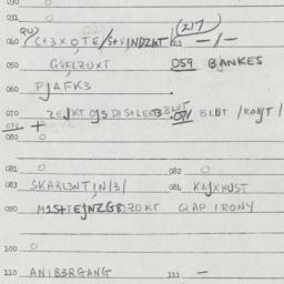 Eastern questionnaire, answ...