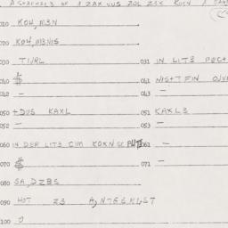 Eastern questionnaire, answ...