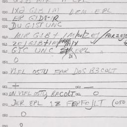 Eastern questionnaire, answ...