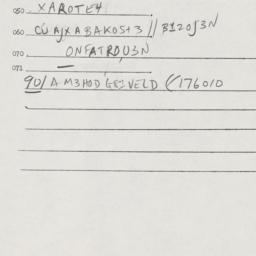 Eastern questionnaire, answ...