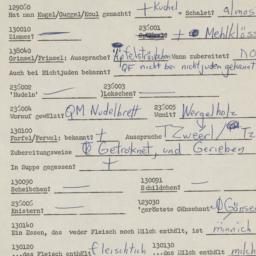Western questionnaire, answ...