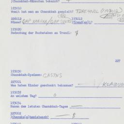 Western questionnaire, answ...