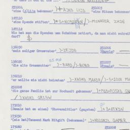 Western questionnaire, answ...