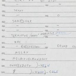 Eastern questionnaire, answ...