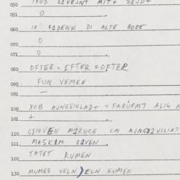 Eastern questionnaire, answ...